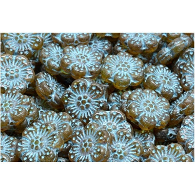 Korálky kytičky Boho 3114 (14x14 mm)