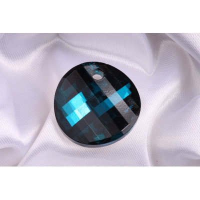 Přívěsek sklo č.6 (28mm)