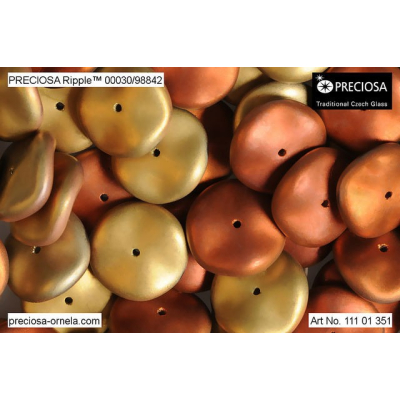 PRECIOSA Ripple™ č. 4 (12x4 mm) - 1 ks