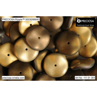 PRECIOSA Ripple™ č. 9 (12x4 mm) - 1 ks