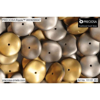 PRECIOSA Ripple™ č. 10 (12x4 mm) - 1 ks