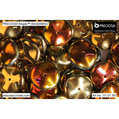 PRECIOSA Ripple™ č. 13 (12x4 mm) - 1 ks