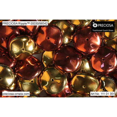 PRECIOSA Ripple™ č. 14 (12x4 mm) - 1 ks