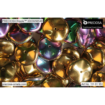 PRECIOSA Ripple™ č. 17 (12x4 mm) - 1 ks