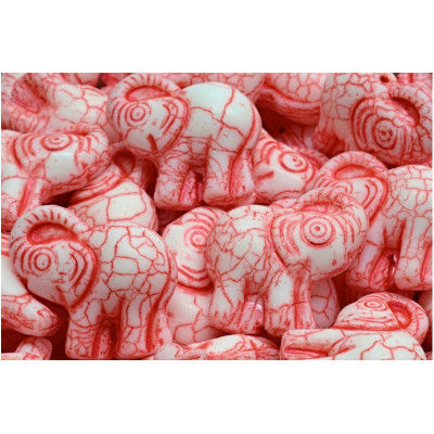 Korálky slon č.3162 (20x21mm)