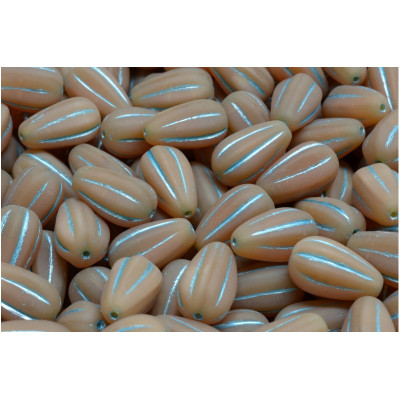 Korálky oválný meloun č. 3359 (13x8mm)