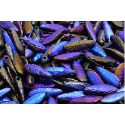 Korálky jazýčky č. 2585 (16x5 mm)