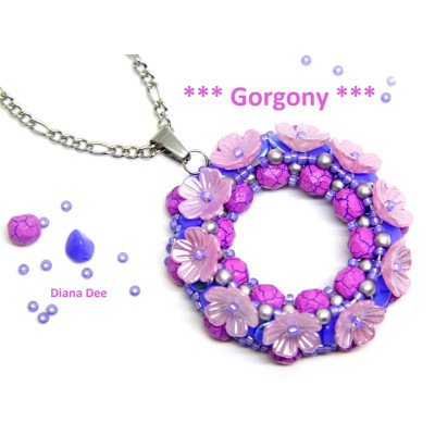 Přívěsek Gorgony č.14 - stavebnice