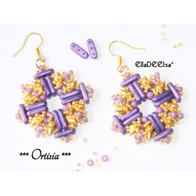 Náušnice Ortisia č. 1115 - stavebnice