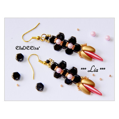 Náušnice Lia č. 1034 - stavebnice