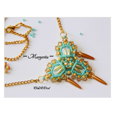 Náhrdelník Margarita č.1023 - stavebnice