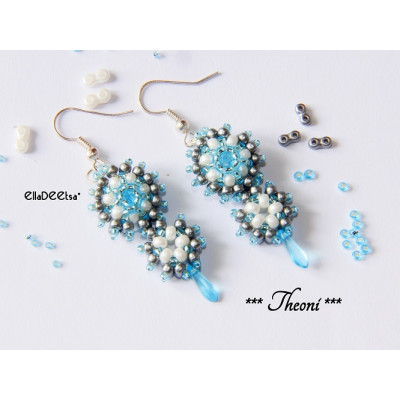 Náušnice Theoni č. 1004 - stavebnice