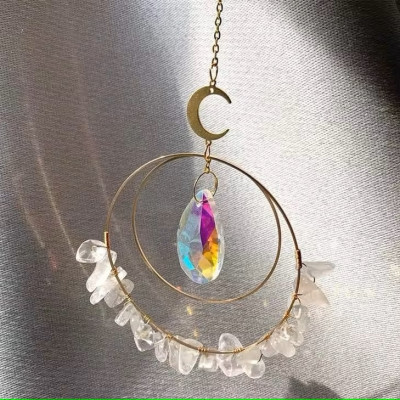 Stavebnice lapač slunce kruhy s křišťálem č.18