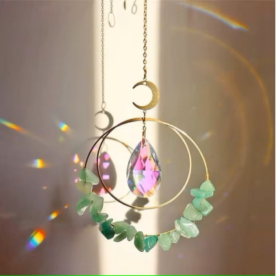 Stavebnice lapač slunce kruhy s Aventurínem č.20