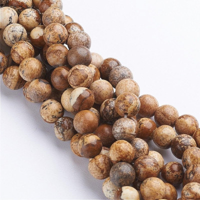 Minerál obrázkový Jaspis č.75 (8mm)