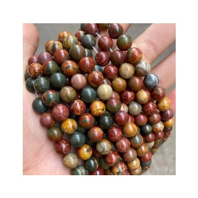 Minerál Jaspis Picaso č.352 (4mm)