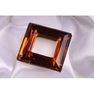 Skleněný šaton 30x30mm - č.341