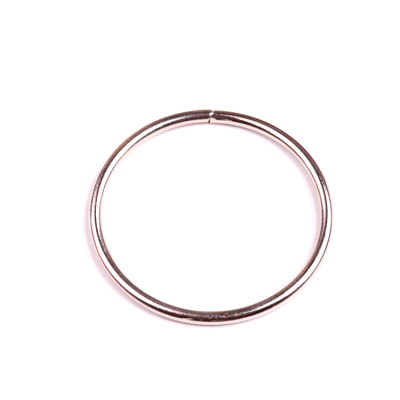 Kovový kruh na lapače snů - 16cm stříbrný