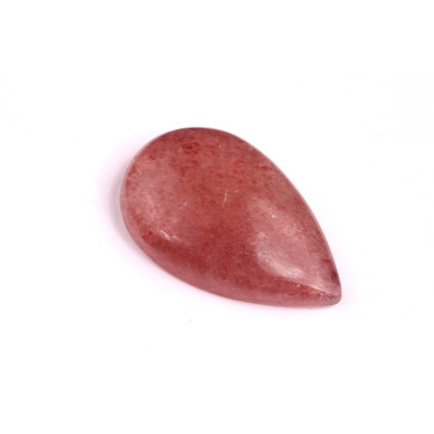 Kabošon Strawberry quartz č.580 (33x20mm)