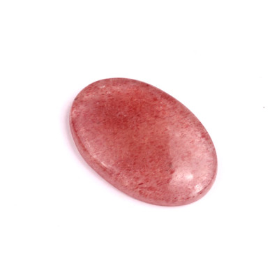 Kabošon Strawberry quartz č.585 (36x25mm)