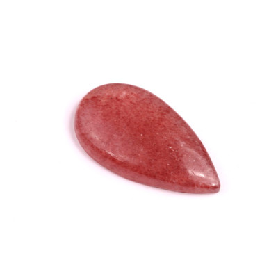 Kabošon Strawberry quartz č.595 (39x21mm)