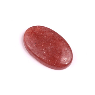 Kabošon Strawberry quartz č.603 (36x22mm)