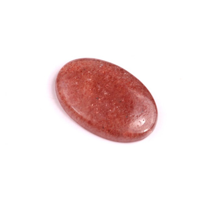 Kabošon Strawberry quartz č.608 (33x22mm)