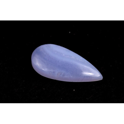 Kabošon Blue Lace Agate č.1079 (35x17mm)