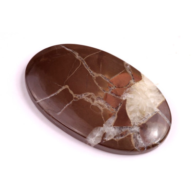 Kabošon Pyrite Septarian č.1197 (43x26mm)