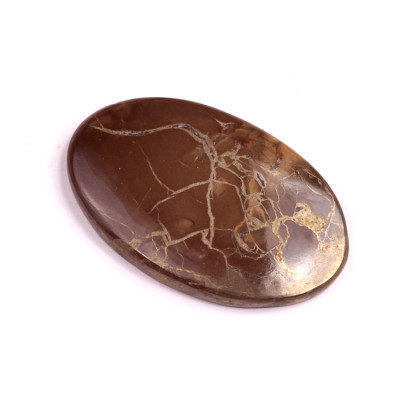 Kabošon Pyrite Septarian č.1203 (40x25mm)