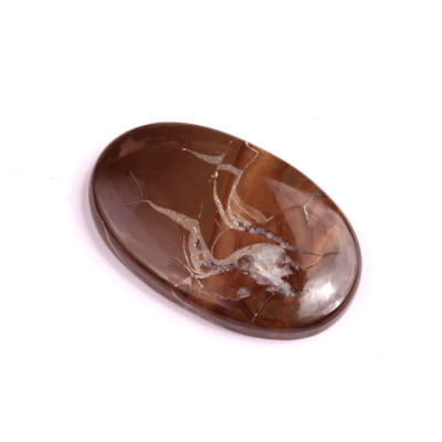 Kabošon Pyrite Septarian č.1208 (35x22mm)