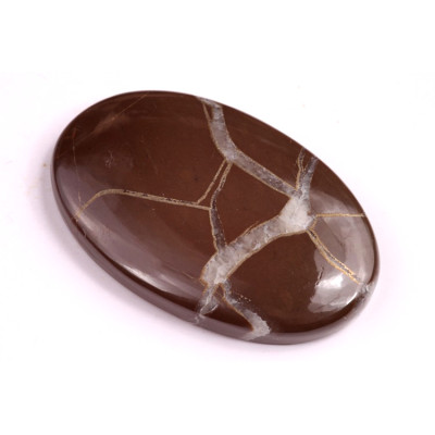 Kabošon Pyrite Septarian č.1214 (43x27mm)