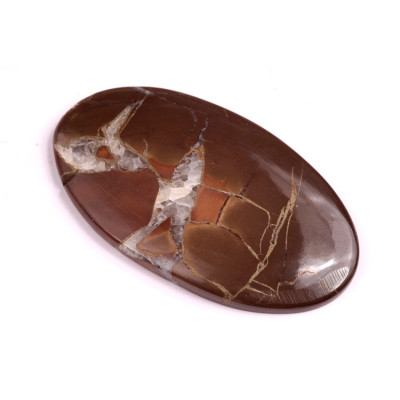 Kabošon Pyrite Septarian č.1215 (44x25mm)