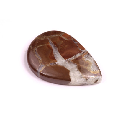 Kabošon Pyrite Septarian č.1224 (37x25mm)