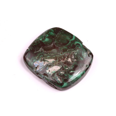 Kabošon Malachite Druzy č.1268 (30x27mm)
