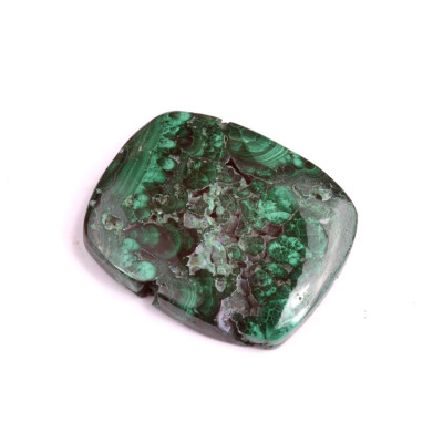 Kabošon Malachite Druzy č.1288 (41x34mm)