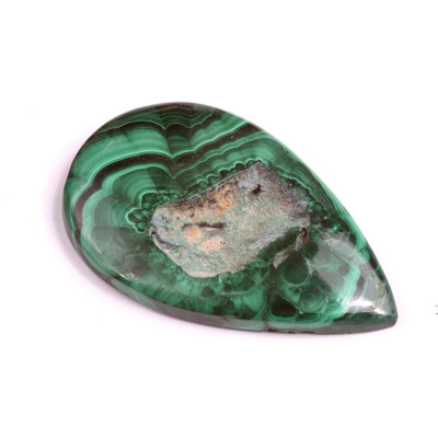Kabošon Malachite Druzy č.1289 (46x29mm)