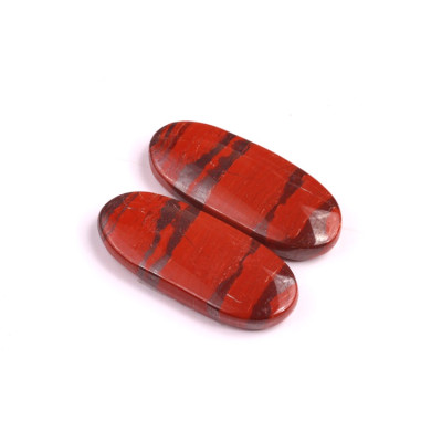 Kabošony páry Snake skin jasper č.P9 (29x12x5mm)