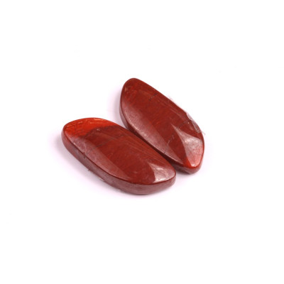 Kabošony páry Snake skin jasper č.P20 (25x12x4mm)