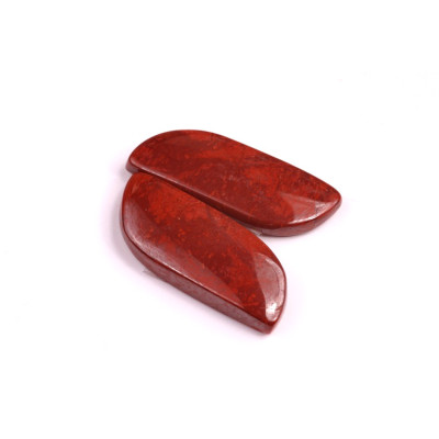 Kabošony páry Snake skin jasper č.P23 (28x13x4mm)