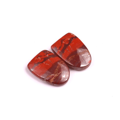 Kabošony páry Snake skin jasper č.P30 (21x15x5mm)