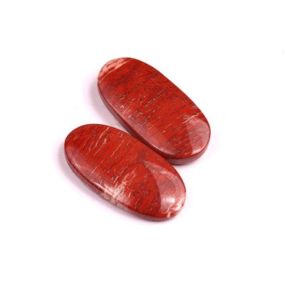 Kabošony páry Snake skin jasper č.P32 (29x14x5mm)