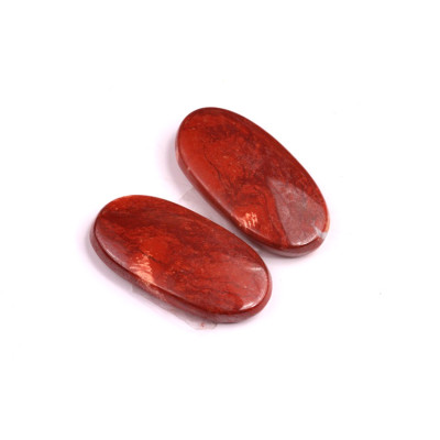 Kabošony páry Snake skin jasper č.P40 (26x13x4mm)