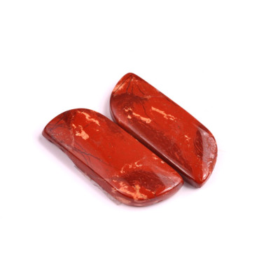 Kabošony páry Snake skin jasper č.P42 (30x12x5mm)