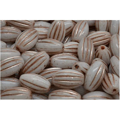 Korálky oválný meloun č. 5069 (14x8mm)