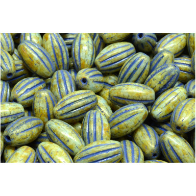 Korálky oválný meloun č. 5072 (14x8mm)