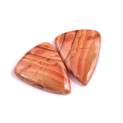 Kabošony páry Wave Dolomite č.P49 (34x27x6mm)