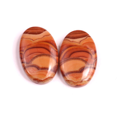 Kabošony páry Wave Dolomite č.P50 (35x22x7mm)