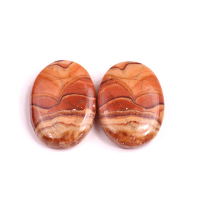 Kabošony páry Wave Dolomite č.P53 (31x21x7mm)