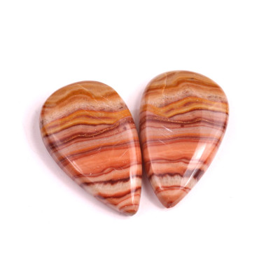 Kabošony páry Wave Dolomite č.P54 (33x20x6mm)